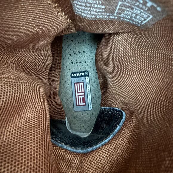 Size 9 B - Ariat Daisy mid calf leather cowgirl women's boots - Picture 12 of 13